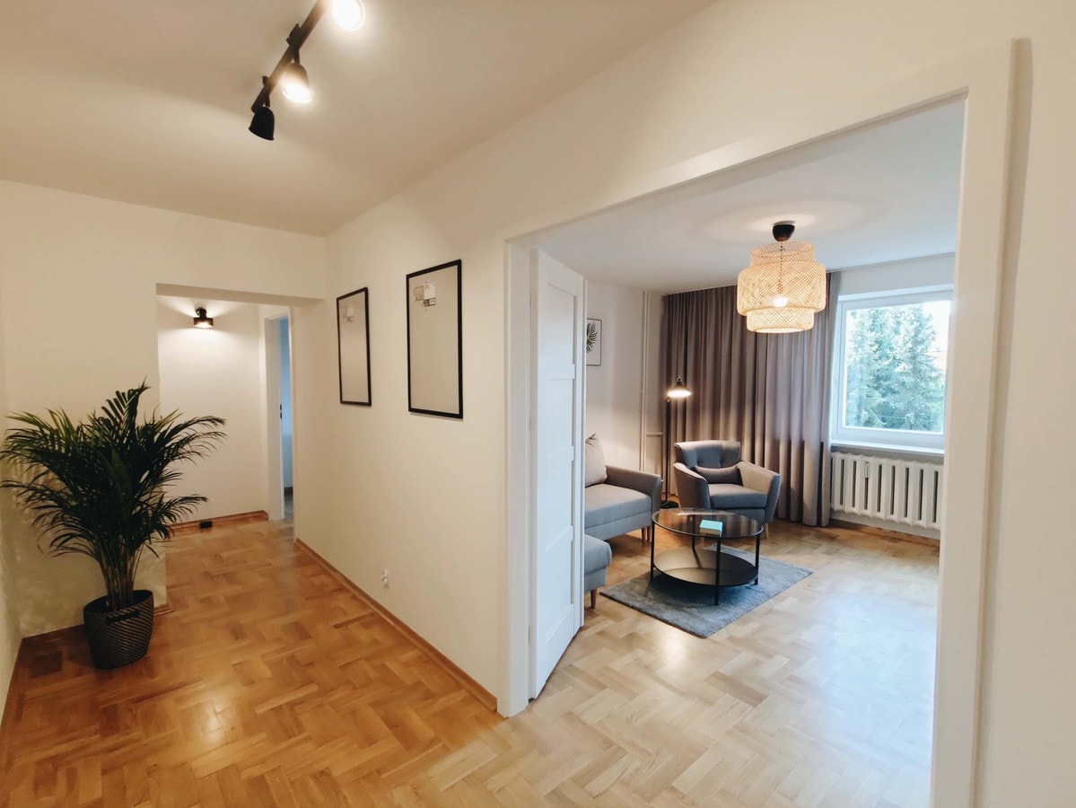 Nowoczesne 56m² z balkonem, blisko metra Służew - Zdjęcie 1/8