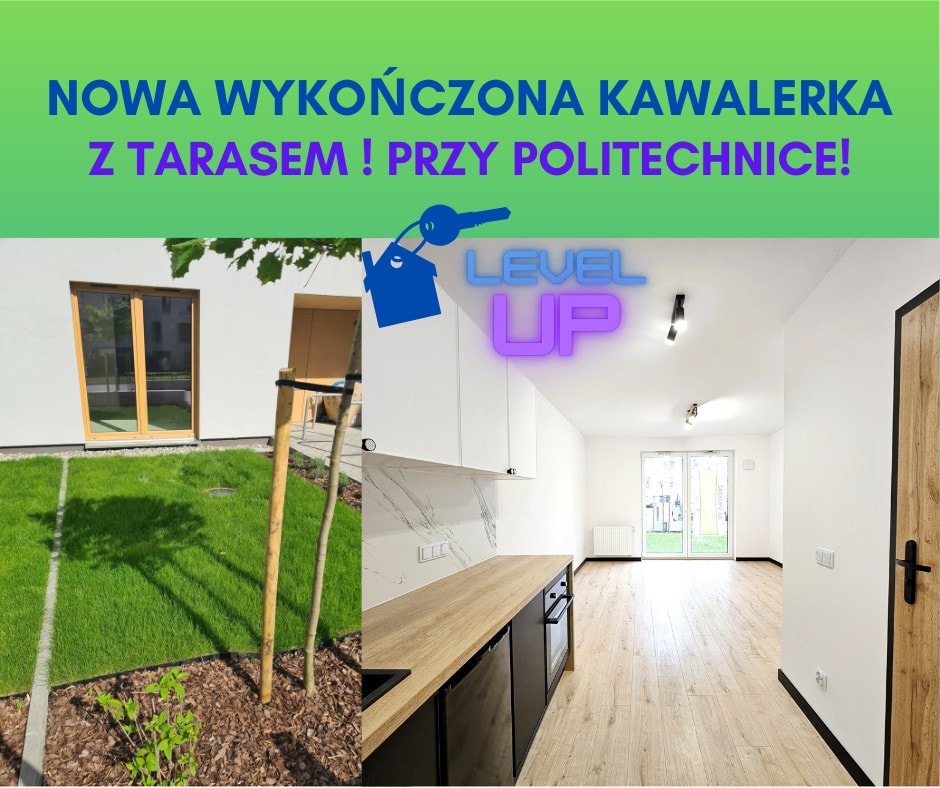 Nowoczesna kawalerka z tarasem przy Politechnice Łódzkiej - Zdjęcie 1/14